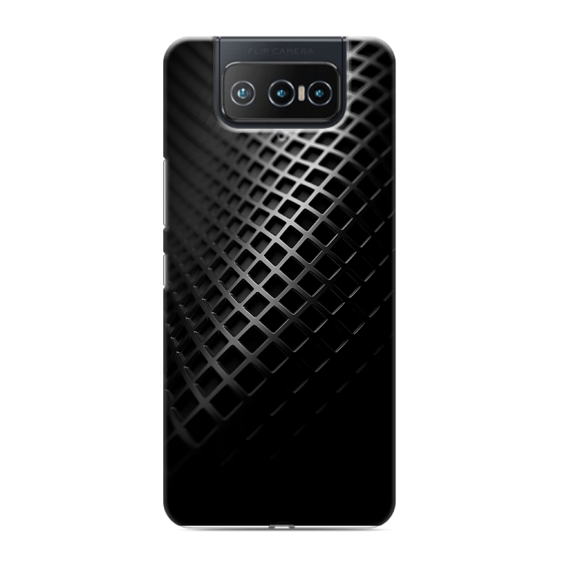 Силиконовый чехол на ASUS ZenFone 8 Flip с принтом Текстура металла Силиконовый чехол на ASUS ZenFone 8 Flip с принтом Текстура металла