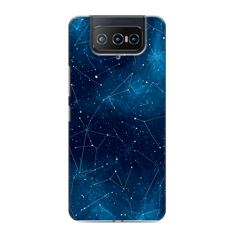 Силиконовый чехол на ASUS ZenFone 8 Flip с принтом Космос звезды Силиконовый чехол на ASUS ZenFone 8 Flip с принтом Космос звезды