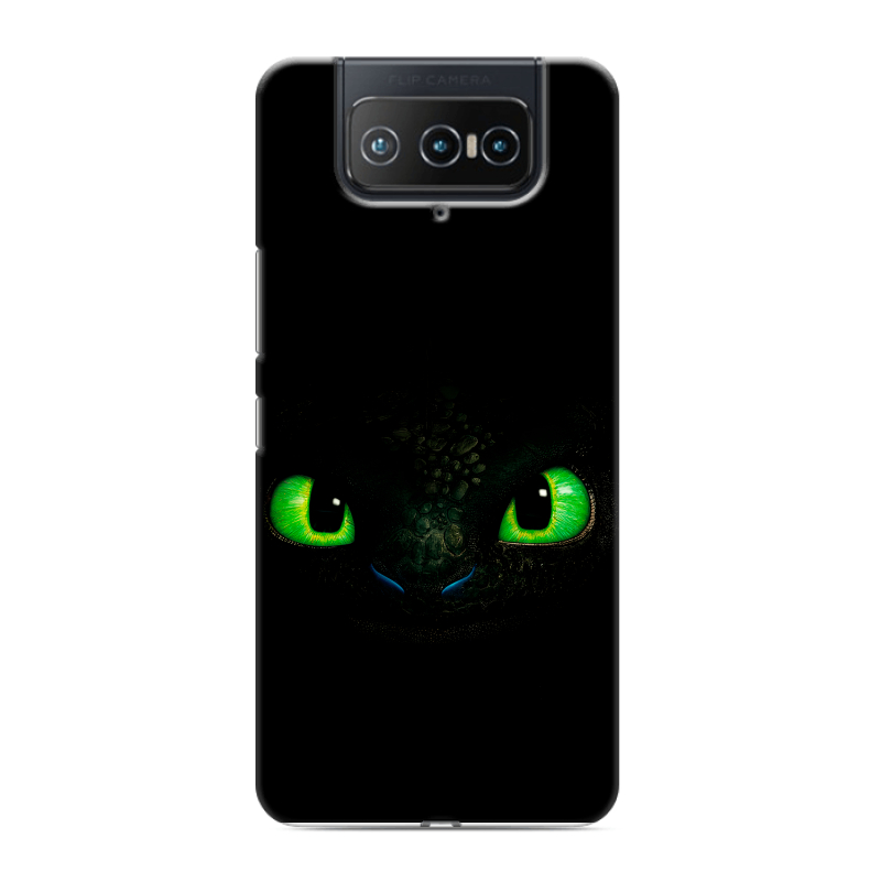 Силиконовый чехол на ASUS ZenFone 8 Flip с принтом Как приручить дракона Силиконовый чехол на ASUS ZenFone 8 Flip с принтом Как приручить дракона