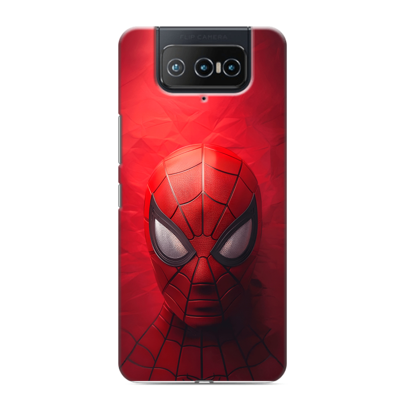 Силиконовый чехол на ASUS ZenFone 8 Flip с принтом Spiderman Человек паук Силиконовый чехол на ASUS ZenFone 8 Flip с принтом Spiderman Человек паук