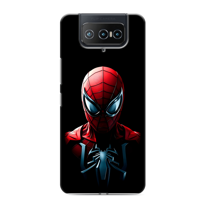 Силиконовый чехол на ASUS ZenFone 8 Flip с принтом Spiderman Человек паук Силиконовый чехол на ASUS ZenFone 8 Flip с принтом Spiderman Человек паук