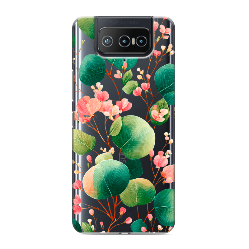 Силиконовый противоударный чехол на ASUS ZenFone 8 Flip с принтом женский Силиконовый противоударный чехол на ASUS ZenFone 8 Flip с принтом женский