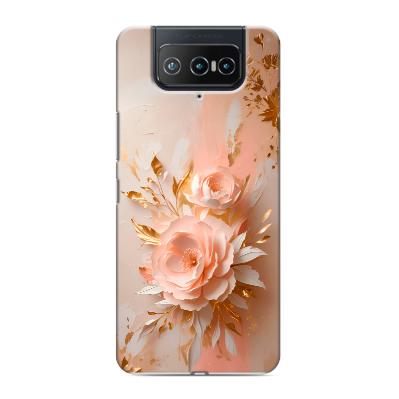 Силиконовый чехол на ASUS ZenFone 8 Flip с принтом женский Силиконовый чехол на ASUS ZenFone 8 Flip с принтом женский