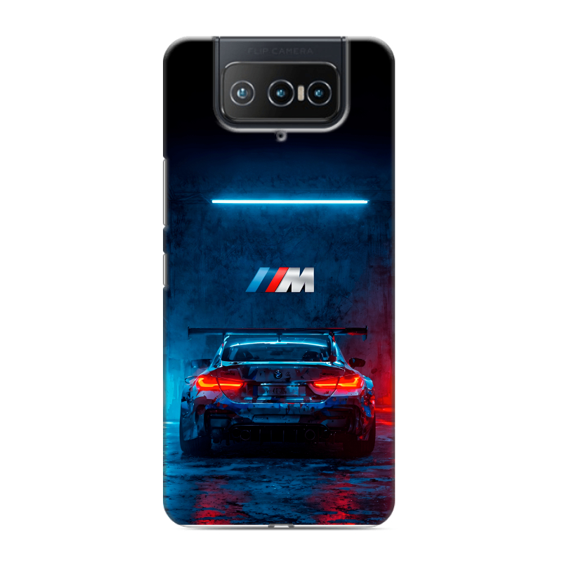 Силиконовый чехол на ASUS ZenFone 8 Flip с принтом BMW БМВ Силиконовый чехол на ASUS ZenFone 8 Flip с принтом BMW БМВ