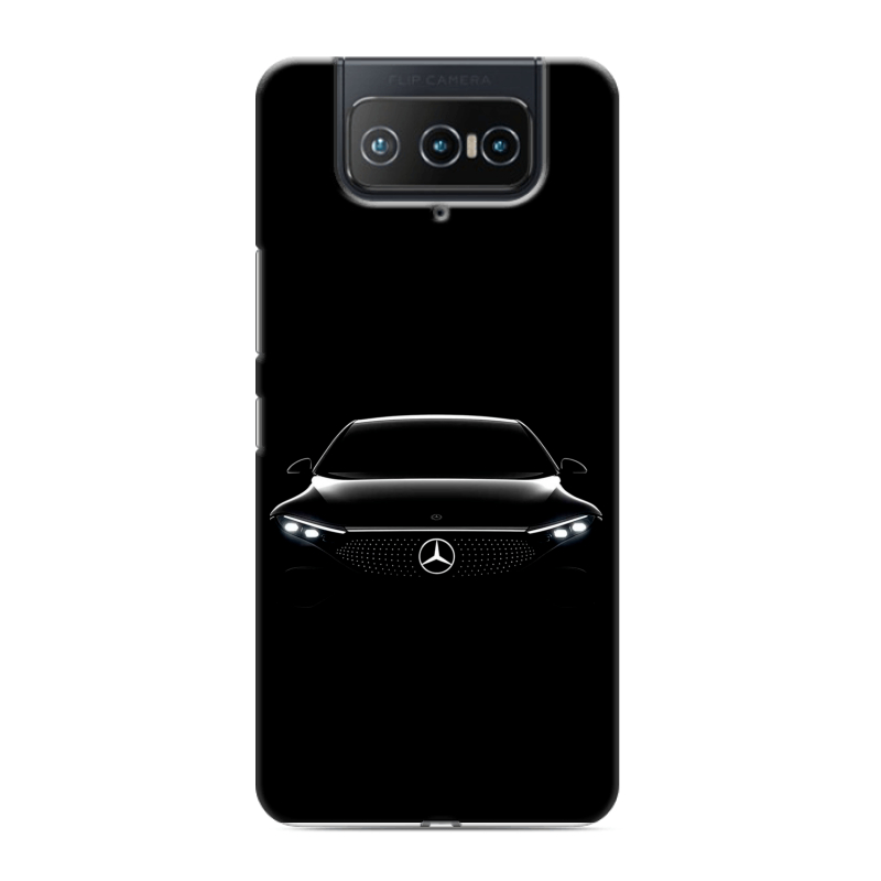 Силиконовый противоударный чехол на ASUS ZenFone 8 Flip с принтом Mercedes Мерседес Силиконовый противоударный чехол на ASUS ZenFone 8 Flip с принтом Mercedes Мерседес
