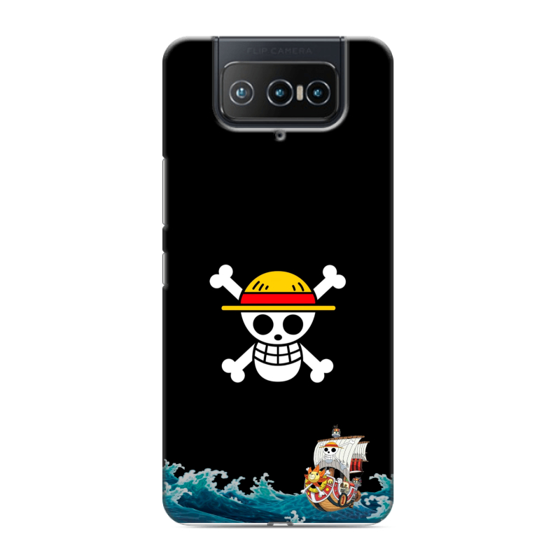 Силиконовый противоударный чехол на ASUS ZenFone 8 Flip с принтом One Piece Ван Пис Силиконовый противоударный чехол на ASUS ZenFone 8 Flip с принтом One Piece Ван Пис