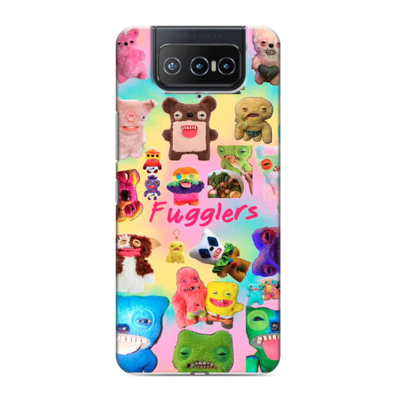 Силиконовый чехол на ASUS ZenFone 8 Flip с принтом Флагер Fuggler Силиконовый чехол на ASUS ZenFone 8 Flip с принтом Флагер Fuggler