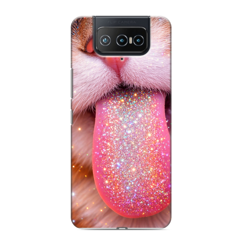 Силиконовый чехол на ASUS ZenFone 8 Flip с принтом для девочек Силиконовый чехол на ASUS ZenFone 8 Flip с принтом для девочек