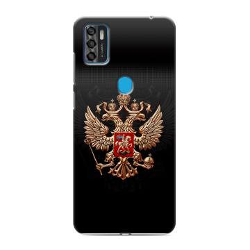 Силиконовый чехол на ZTE Blade A7s (2020) с принтом Герб России Силиконовый чехол на ZTE Blade A7s (2020) с принтом Герб России