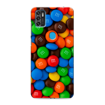 Силиконовый чехол на ZTE Blade A7s (2020) с принтом Конфеты Силиконовый чехол на ZTE Blade A7s (2020) с принтом Конфеты