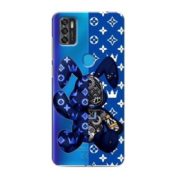 Силиконовый чехол на ZTE Blade A7s (2020) с принтом Луи робот