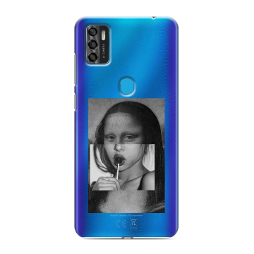Силиконовый чехол на ZTE Blade A7s (2020) с принтом Мона Лиза