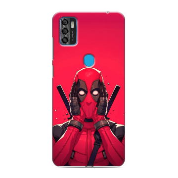 Силиконовый чехол на ZTE Blade A7s (2020) с принтом Дедпул Deadpool