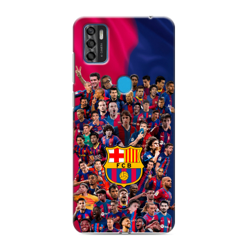 Силиконовый чехол на ZTE Blade A7s (2020) с принтом Барселона Barcelona