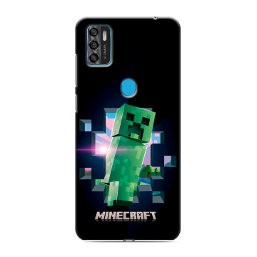 Силиконовый чехол на ZTE Blade A7s (2020) с принтом Майнкрафт Minecraft