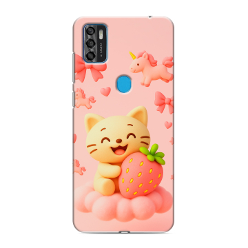 Силиконовый чехол на ZTE Blade A7s (2020) с принтом для девочек