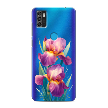 Силиконовый чехол на ZTE Blade A7s (2020) с принтом Цветы орхидеи Силиконовый чехол на ZTE Blade A7s (2020) с принтом Цветы орхидеи