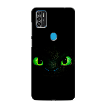 Силиконовый чехол на ZTE Blade A7s (2020) с принтом Как приручить дракона