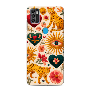 Силиконовый чехол на ZTE Blade A7s (2020) с принтом Модный принт Силиконовый чехол на ZTE Blade A7s (2020) с принтом Модный принт