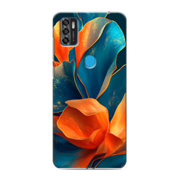 Силиконовый чехол на ZTE Blade A7s (2020) с принтом Цветы Силиконовый чехол на ZTE Blade A7s (2020) с принтом Цветы