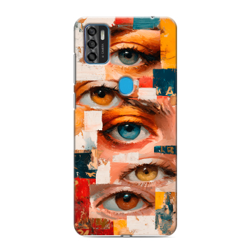 Силиконовый чехол на ZTE Blade A7s (2020) с принтом Модный принт Силиконовый чехол на ZTE Blade A7s (2020) с принтом Модный принт