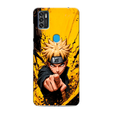 Силиконовый чехол на ZTE Blade A7s (2020) с принтом Naruto Наруто