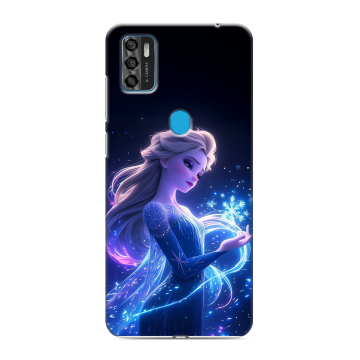 Силиконовый чехол на ZTE Blade A7s (2020) с принтом Холодное сердце Frozen