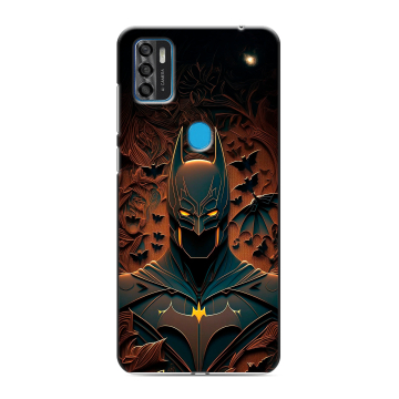 Силиконовый чехол на ZTE Blade A7s (2020) с принтом Batman Бэтмен Силиконовый чехол на ZTE Blade A7s (2020) с принтом Batman Бэтмен
