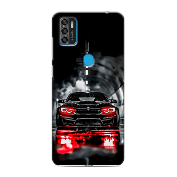 Силиконовый чехол на ZTE Blade A7s (2020) с принтом BMW БМВ