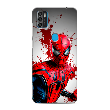 Силиконовый чехол на ZTE Blade A7s (2020) с принтом Spiderman Человек паук
