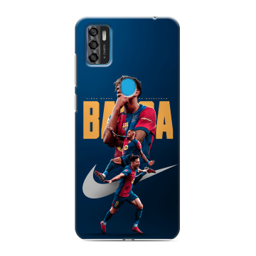 Силиконовый чехол на ZTE Blade A7s (2020) с принтом Барселона Barca Yamal 