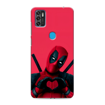 Силиконовый чехол на ZTE Blade A7s (2020) с принтом Дедпул Deadpool