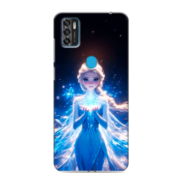 Силиконовый чехол на ZTE Blade A7s (2020) с принтом Холодное сердце Frozen
