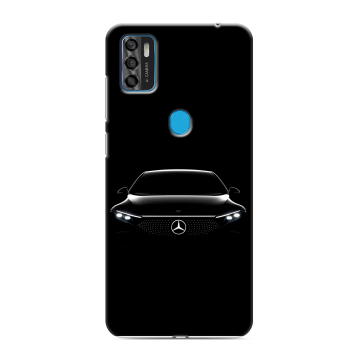 Силиконовый чехол на ZTE Blade A7s (2020) с принтом Mercedes Мерседес
