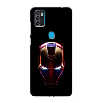 Силиконовый чехол на ZTE Blade A7s (2020) с принтом IronMan Железный человек
