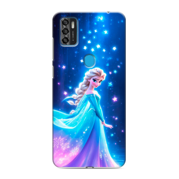 Силиконовый чехол на ZTE Blade A7s (2020) с принтом Холодное сердце Frozen