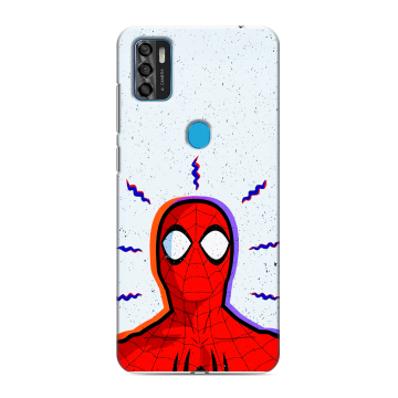 Силиконовый чехол на ZTE Blade A7s (2020) с принтом Spiderman Человек паук Силиконовый чехол на ZTE Blade A7s (2020) с принтом Spiderman Человек паук