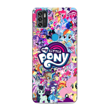 Силиконовый чехол на ZTE Blade A7s (2020) с принтом My little pony Дружба чудо