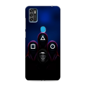 Силиконовый чехол на ZTE Blade A7s (2020) с принтом Игра Кальмара Силиконовый чехол на ZTE Blade A7s (2020) с принтом Игра Кальмара