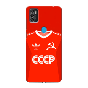 Силиконовый чехол на ZTE Blade A7s (2020) с принтом Флаг Герб СССР Силиконовый чехол на ZTE Blade A7s (2020) с принтом Флаг Герб СССР