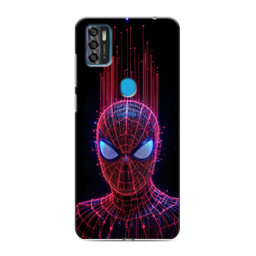 Силиконовый чехол на ZTE Blade A7s (2020) с принтом Spiderman Человек паук