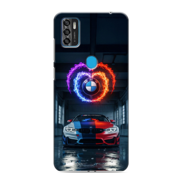 Силиконовый чехол на ZTE Blade A7s (2020) с принтом BMW БМВ