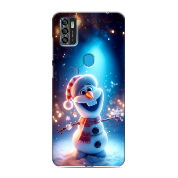Силиконовый чехол на ZTE Blade A7s (2020) с принтом Новый год Силиконовый чехол на ZTE Blade A7s (2020) с принтом Новый год