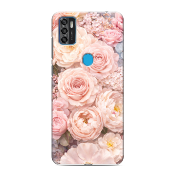Силиконовый чехол на ZTE Blade A7s (2020) с принтом женский