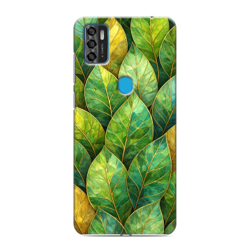 Силиконовый чехол на ZTE Blade A7s (2020) с принтом женский