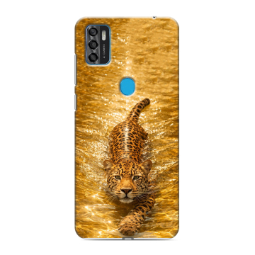 Силиконовый чехол на ZTE Blade A7s (2020) с принтом женский