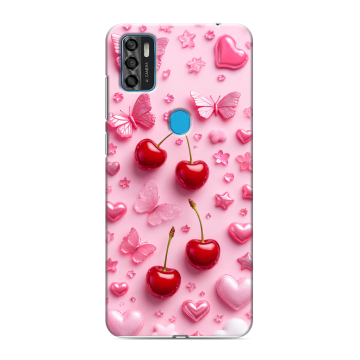 Силиконовый чехол на ZTE Blade A7s (2020) с принтом для девочек