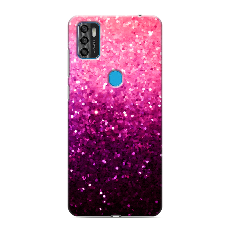 Силиконовый чехол на ZTE Blade A7s (2020) с принтом Блестки Силиконовый чехол на ZTE Blade A7s (2020) с принтом Блестки