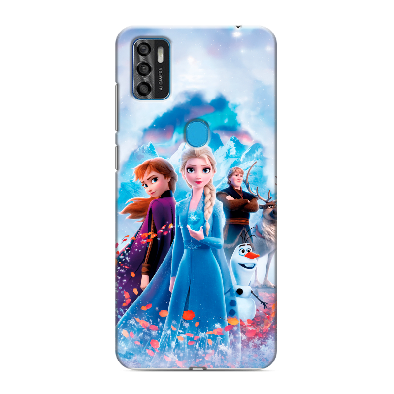 Силиконовый чехол на ZTE Blade A7s (2020) с принтом Холодное сердце Frozen Силиконовый чехол на ZTE Blade A7s (2020) с принтом Холодное сердце Frozen
