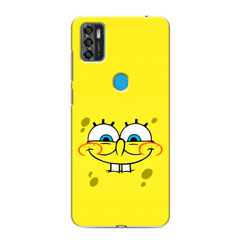 Силиконовый чехол на ZTE Blade A7s (2020) с принтом спанчбоб спанч боб Силиконовый чехол на ZTE Blade A7s (2020) с принтом спанчбоб спанч боб